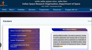 ISRO URSC Recruitment 2024 